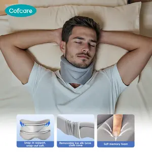 COFCARE Zero Gravity Neck Support Collar – 360° Ergonomic Design, V-Shaped Chin Rest, Lightweight 76g for Work Travel & Daily Use