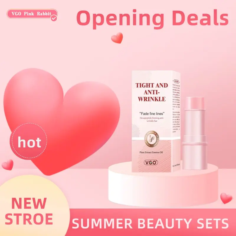 VGO Wrinkle Remover Sticks Reduces Fine lines, Moisturizes and Iocks in Water- 0.19 oz Moisturizer Skincare-B OY Serums Comfort vitamin c serum