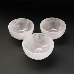 Wholesale natural white crystal bowls