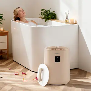 COSTWAY - 18L Large Towel Warmer with LED Display and Auto Shut off-Coffee