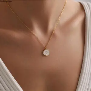 New Colorful Enamel Cross Pendant Choker Necklace for Women, Minimalist Trendy Design, Dainty Versatile Jewelry, Lightweight & Stylish for Daily Wear, Parties & Easter Gifting