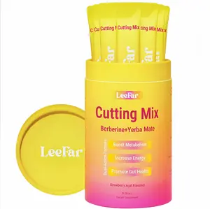 LeeFar Cutting Drink Mix – | EB Strawberry Açaí Flavor – | (30 Servings)