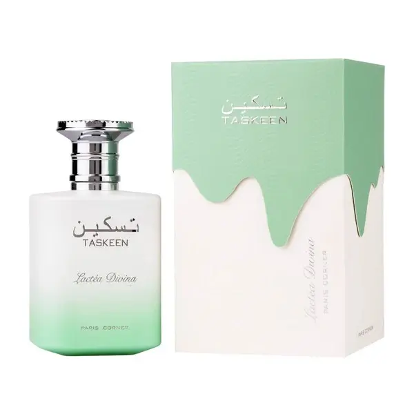 Paris Corner Taskeen Lactea Divina Eau De Parfum Spray for Unisex, 3.4 Ounce