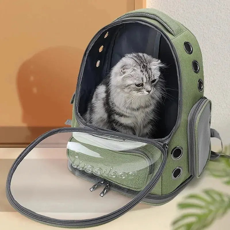 Transparent Pet Carrier Backpack for Cats & Small Dogs