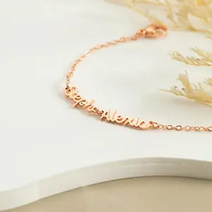 FF0020 New Store Opening |   Free Shipping | Custom Multiple Name Bracelet |   Personalized Family Name Jewelry | The ultimate sentimental gift for mom to carry all her children’s names with her.