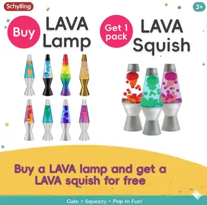 14.5" Lava Lamp - The Original Motion Lamp, Vintage Lamp with Multiple Colors, Great for Retro and Ambiance - Filled Space
