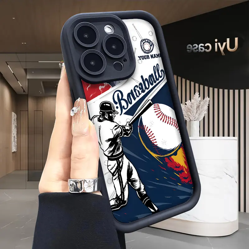 Baseball Game Day Print Phone case iPhone 17 Air 16 16e 15 14 13 12 11 Pro Max Plus X XS for Shockproof Silicone TPU Bumper Drop Protection Soft Cover