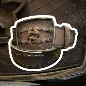 Cinto Fino Piel Genuina Minotauro