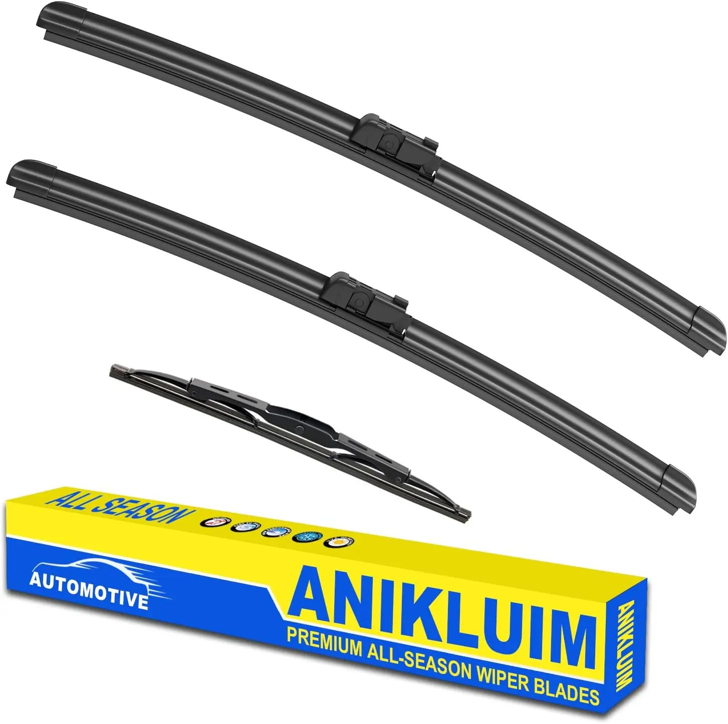®   24"+21" Wiper Blades with 13" Rear Wiper Blade Set Replacement for 2009-2017 Traverse Windshield Wipers Original Factory Quality (Pack of 3)