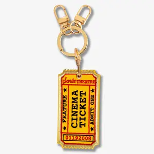 AirTag® Keychain - Movie Ticket