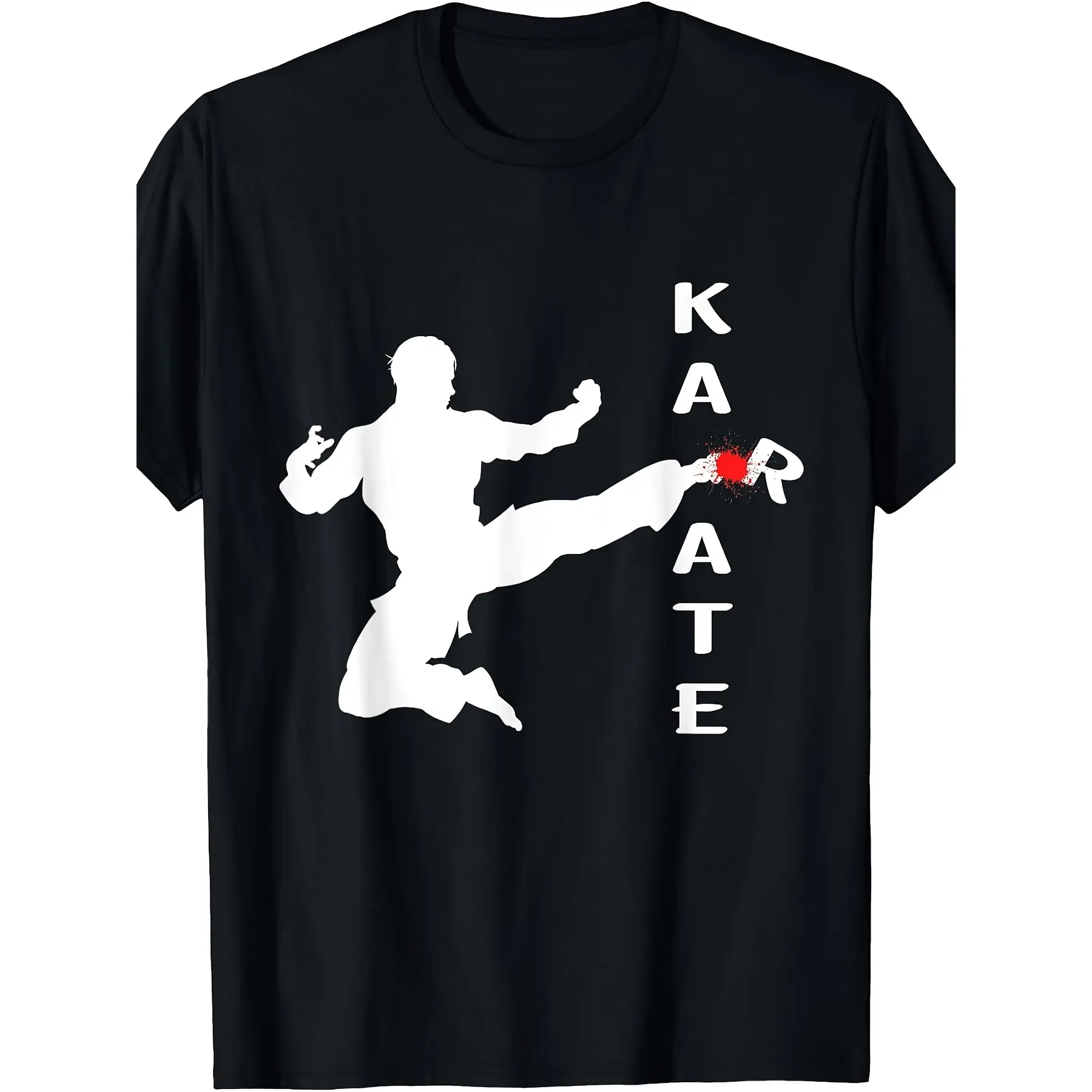 Karate Shirt, Mens Karate Costume, Karate for Boys unisex soft cotton short sleeve t shirt, vintage graphic casual tee for men women teens, perfect birthday holiday gift for camping travel gym daily street  wear