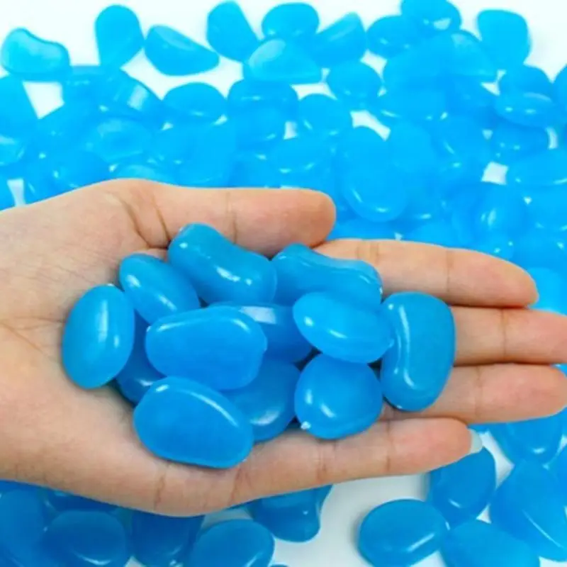 Luminous Stone, Glow in the Dark Pebble for Garden Decoration, Multi-purpose Cobblestone for Outdoor & Wedding Decoration, Garden Supplies, Gifts for