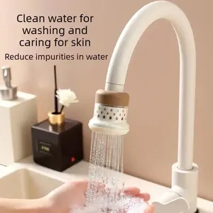 3PCS Multi-Layer Faucet Water Filter, Minimalist Tap Water Purifier with Splash Proof Design, Portable Kitchen Faucet Filter for Daily Home Use