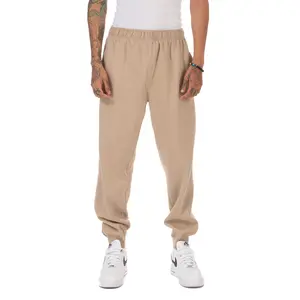 Pro Club Men's Mediumweight Jogger Fleece Long Pants - Khaki - Medium