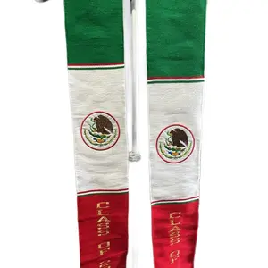 Mexico Flag Graduation Sash - Embroidered Class of 2026 Stole