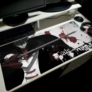 Lelouch Lamperouge Code Geass Giant Gaming Mousepad Work Desk Playmat, Home Decor, Anime Desk Mat – Smooth, Non-Slip, Vibrant Design for Work & Gaming