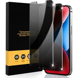 for 2 Pack  Screen Protector for  16e/ 14/13 / 13 Pro Private Full Screen Protector Tempered Glass Accessories [6.1 Inch]