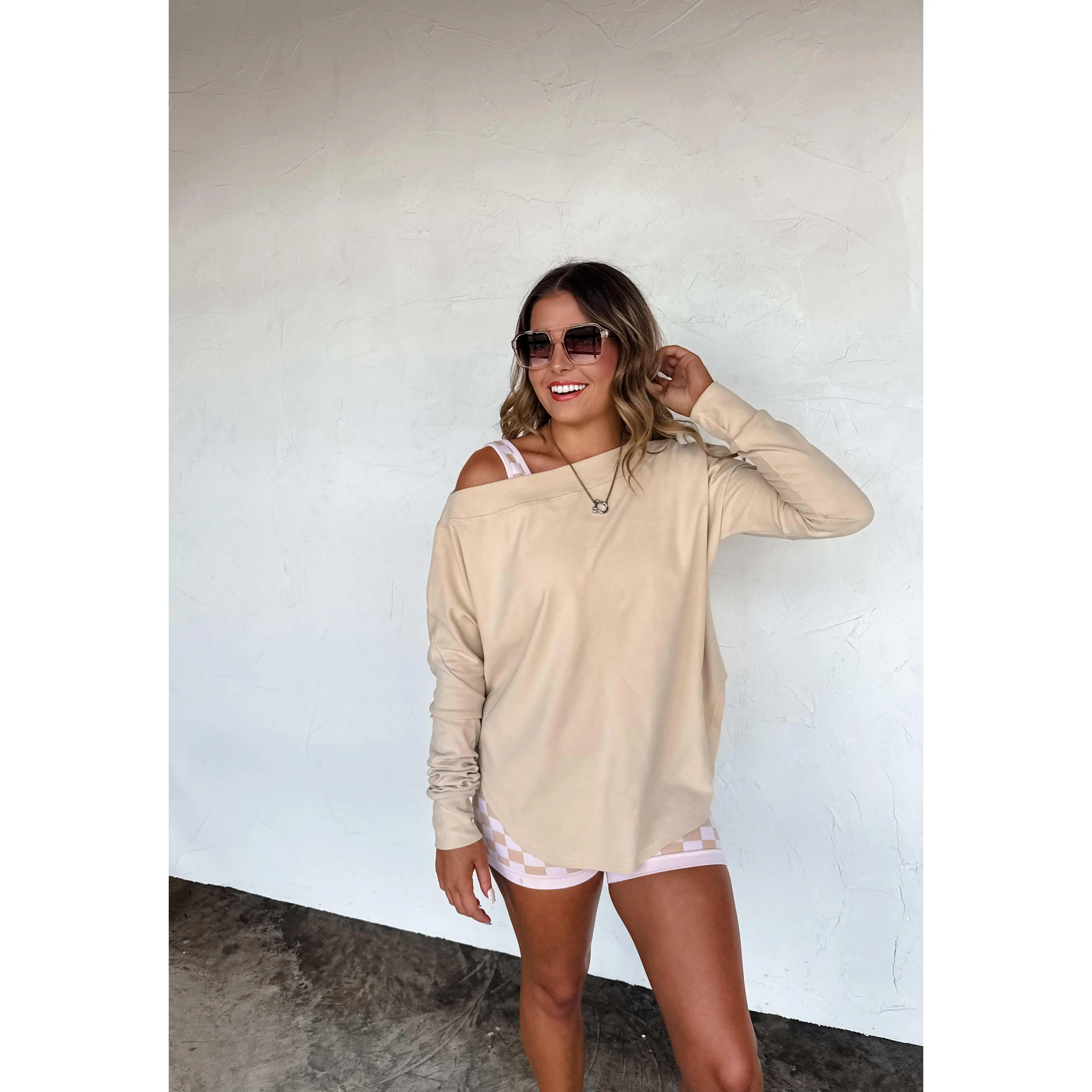 Blakeley Beige Zoey Sweatshirt