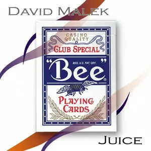 Bee Marked Deck (Blue Bee Style, Juice) by David Malek