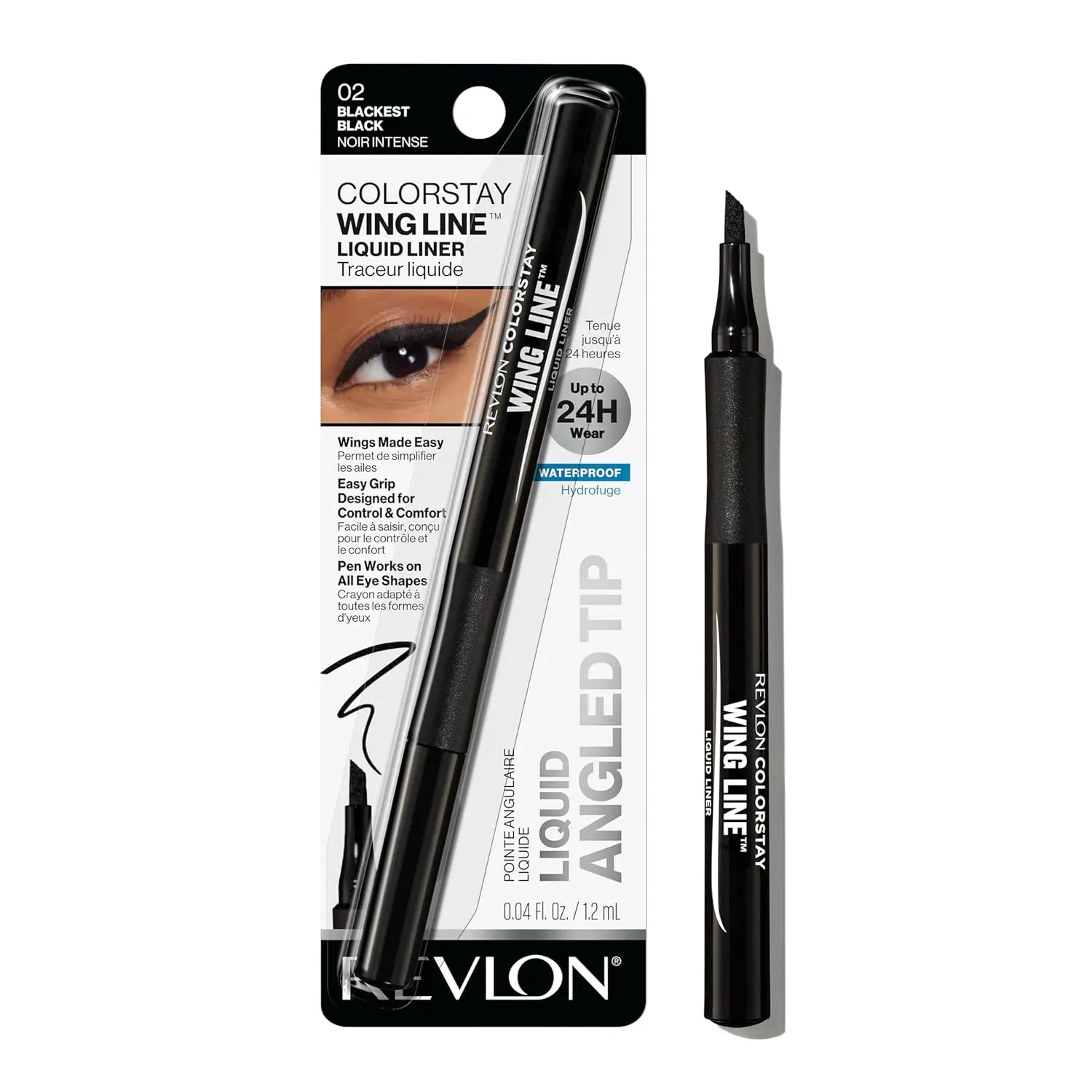 Revlon Liquid Eyeliner Pen, ColorStay Sharp Line Eye Makeup, Waterproof, Smudge-proof, Longwearing with Slim Tapered Tip, Sharp Line