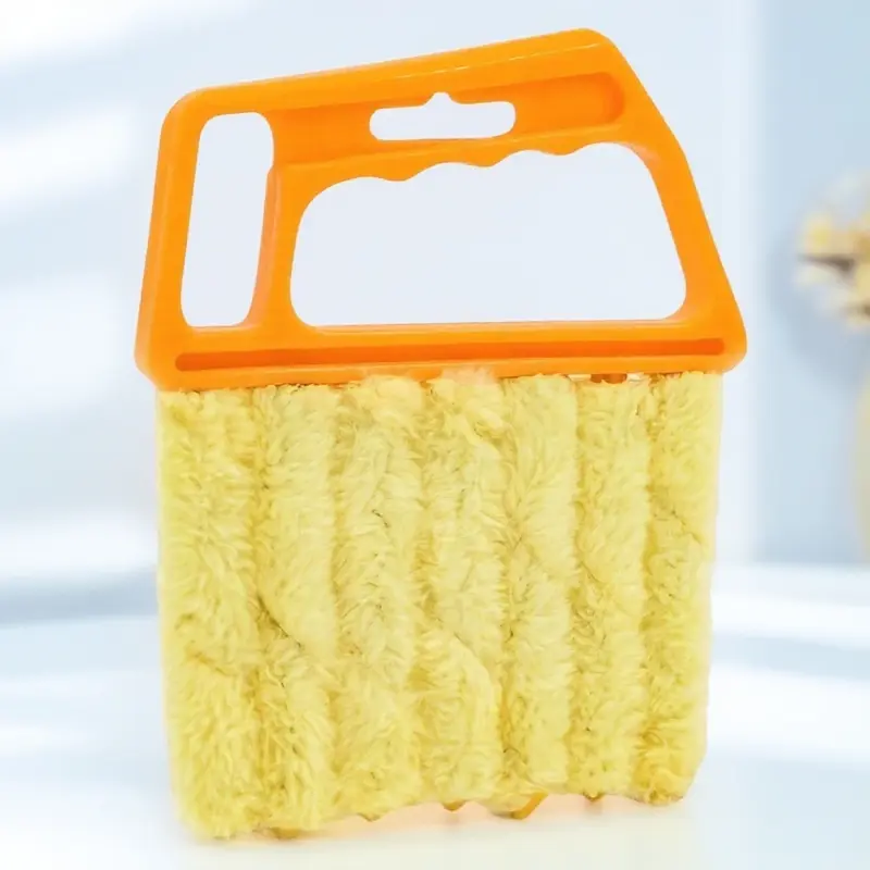 Multifunctional Washable 4PC Cleaning Brush Set for Curtains AC Duster Deep Removal Tool with 360 Rotating Window Blinds Brush Extendable Handle Anti Static Reusable Pet Hair Dust Brush for Car Sofa Corner Window Cleaning Kit House Cleaning Tools
