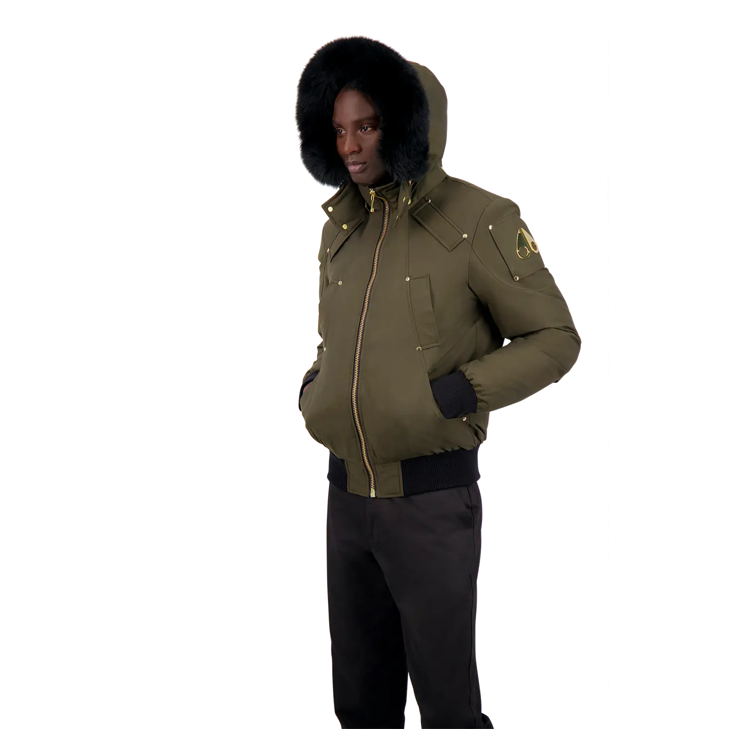 MOOSE KNUCKLES LITTLE RAPIDS BOMBER Mens Apparel