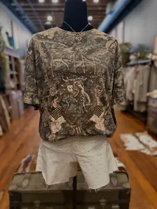 Western Cowboy-Vintage Real Tree Tee