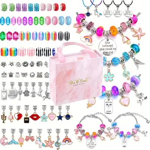DIY Jewelry Making Kit, 168pcs/set Colorful Beads & & Charms & Beading & Jewelry Making Accessories, Jewelry Making Supplies for Bracelet Necklace Earrings, Bead Assortment