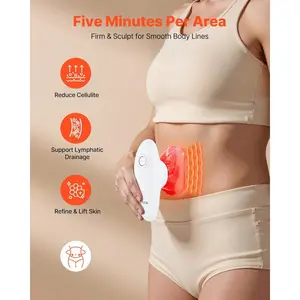 VEVOR Body Sculpting Machine, 3 - in - 1 Electric Cellulite Massager with 3 Adjustable Functional Modes, Skin Tightening Cupping Therapy Tool with 60 Min Wireless Use, for Back, Belly, Waist, Arms, LegsVEVOR Super Brand Day