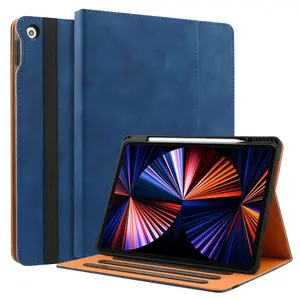 For iPad 10th Generation Case, iPad 10.9 Case Fits 10th 2022 10.9" Model with Pencil Holder and Card Pocket, Smart Cover Auto Wake/Sleep
