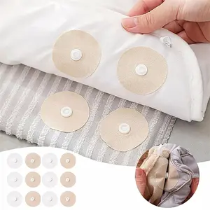10/20 Pairs Round Non-Iron Quilt Clips, No Needle Down Comforter Clamps, Prevents Quilts From Moving Inside Sheets, Bed Sheet Grippers