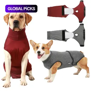 Dog Recovery Suit, 1 Set Soft & Breathable Dog Onesie, Pet Surgery Recovery Suit, Prevents Licking Wounds, Pet Supplies for Dogs #GLOBAL PICKS