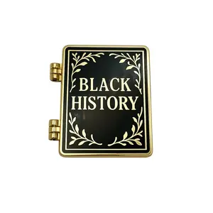 Black History Book Enamel Magnet | A Story Worth Carrying
