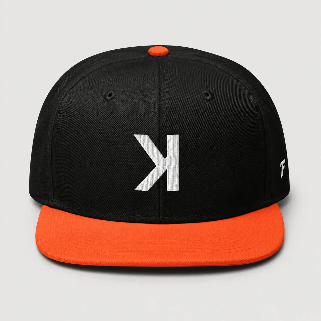 High-Profile Backwards K Baseball Snapback Hat Otto Cap 125-978