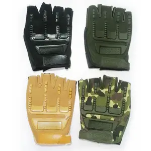 Military fans outdoor tactical special forces training half-finger gloves men's cycling fitness mountaineering combat sports gloves