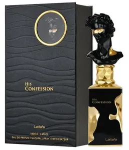 His Confession By Lattafa- Attractive Fragrance for Mens Eau de Parfum 100ml spray