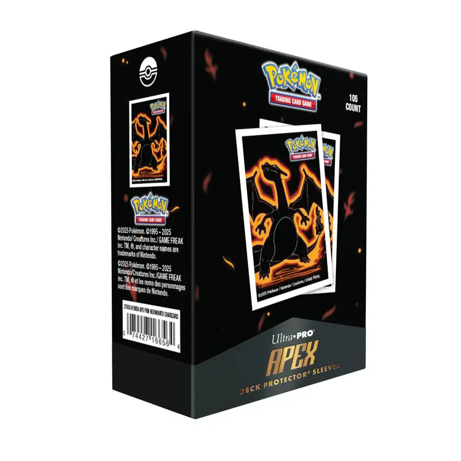 Neon Kanto APEX DECK PROTECTOR® Deck Sleeves for Pokémon Charizard 105ct.