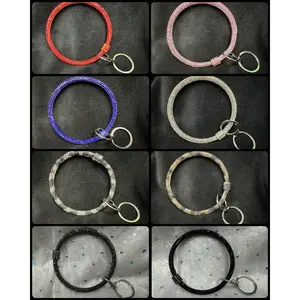 Rhinestone Wristlet Keychains