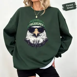 Vintage Philadelphia Animal Mascot Sweatshirt, Hoodie, Football Eagle Shirt, Philadelphia Hoodie, Woman Crewneck Eagle Sport Gear