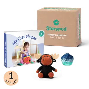 Shapes & Nature Learning Set for the Storypod Audio Player