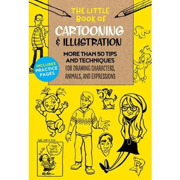 USED-The Little Book of Cartooning & Illustration: More Than 50 Tips and Techniques for Drawing Characters, Animals, and Expressions by Aaseng, Maury (Paperback)