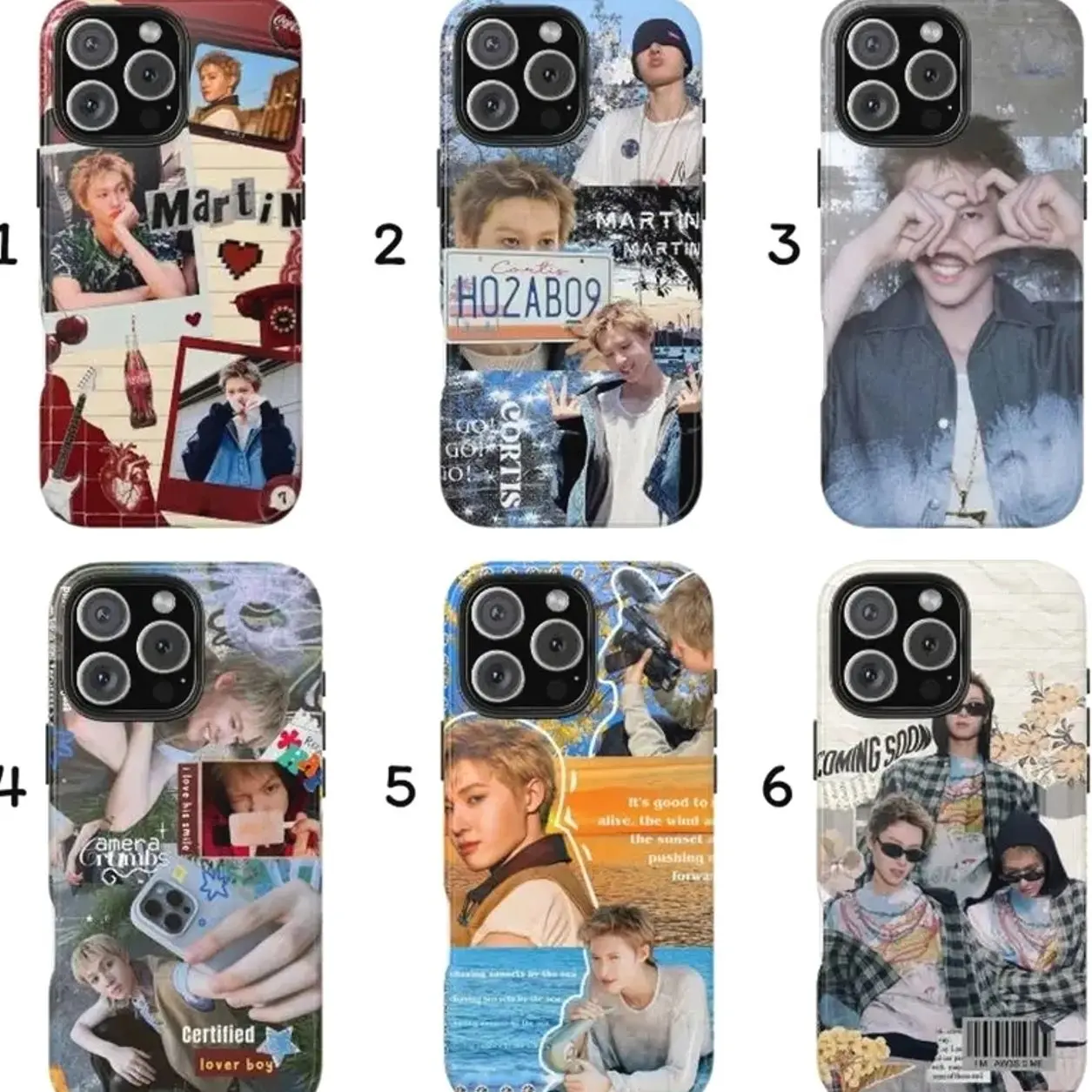 Martin Phone Case, Cortis Boygroup Phone Case Compatible with iPhone 17, 16, 15, 14, 13, 12, 11, X & Galaxy