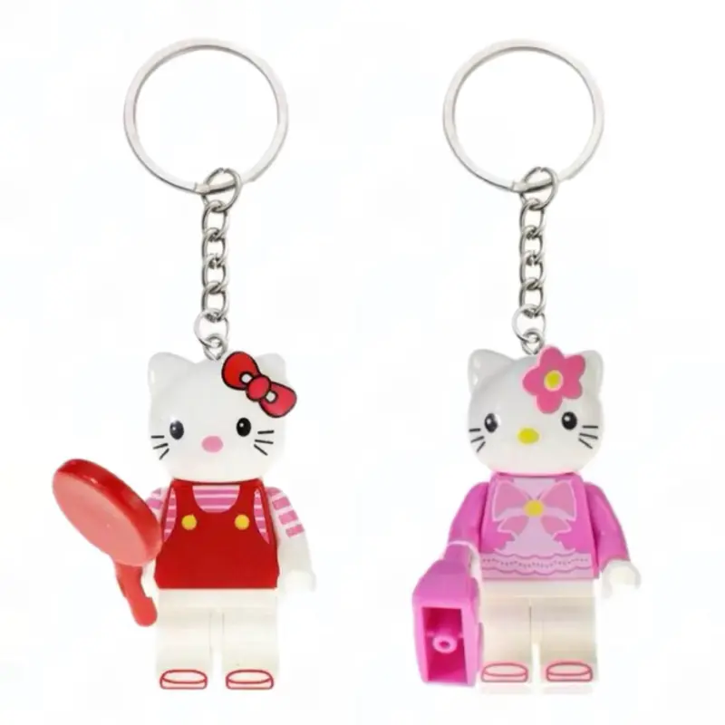 Adorable Kitty Cat Mini Figure Keychain Bag Charm