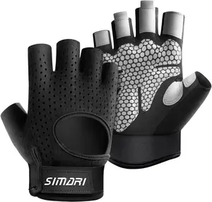 SIMARI Breathable Workout Gloves for Men and Women, Padded Weight Lifting Gloves with Great Grip, Full Palm Protection for Gym Training, Cycling, Weightlifting, Exercise, Crossfit, Climbing SIMARI