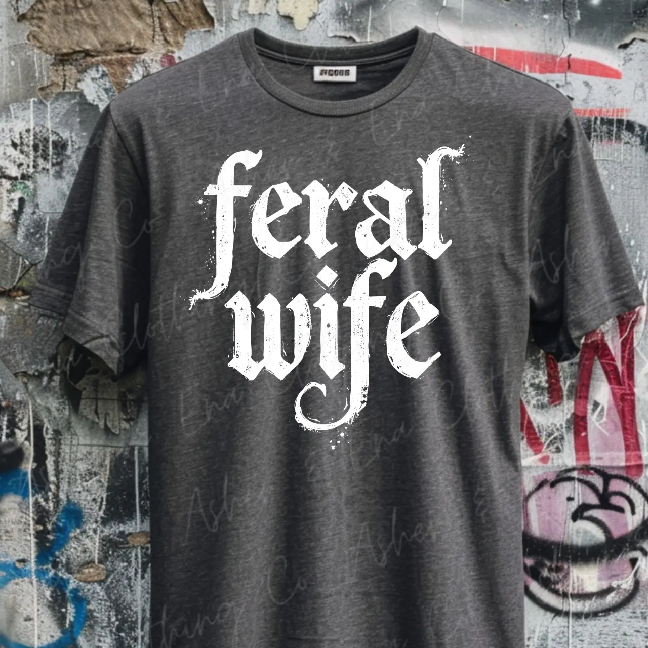 Feral Wife Graphic Tee, Crewneck, or Hoodie