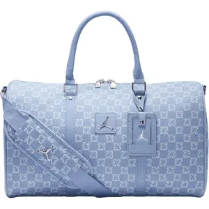 Jordan Monogram 25L Denim Tote Bag with Logo Print for Men and Women