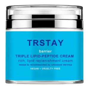 Trstay Triple Lipid Peptide Brightening Cream, Replenish Lipids, Strengthen Skin Barrier, Vegan, Cruelty-Free, Dermatologist Tested