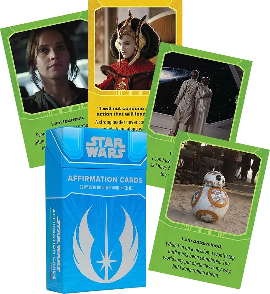 Literature & Art Themed Affirmations Paper Card Decks with Card Deck Box - Learning, Mindfulness, Inner Strength Accessory for Sci-Fi Fans, Affirmations Card Decks