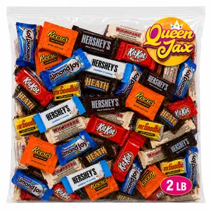 Candy Assorted Chocolate Candy Variety Pack - 2 Lb Bulk Chocolate Mix - Bulk Mini Chocolates Candy Bars Individually Wrapped - Individually Wrapped Candies (Candy Selection May Vary From Picture)