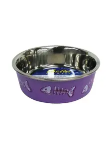 Bella 7751 Bowl Shaped 5-Piece Lilac Feeding Bowls for Cats (Pet Supplies, Cat Feeding Accessories), Bowl Shaped Bowls